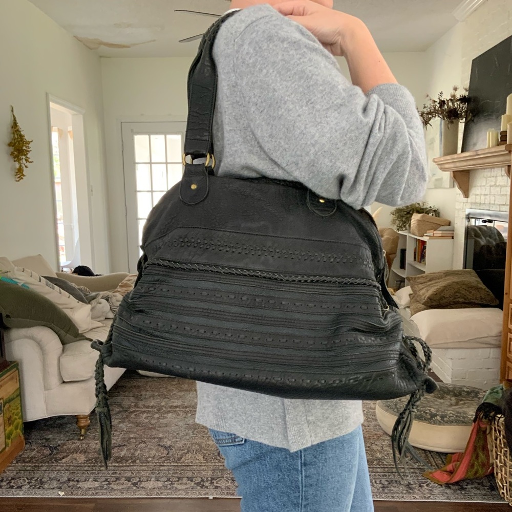 Genuine Leather Boho Bag